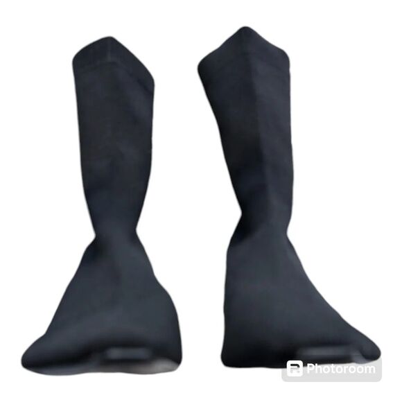 Zara Ribbed Knit Sock Ankle Boots Black EU36 US 5.5 - Picture 3 of 13